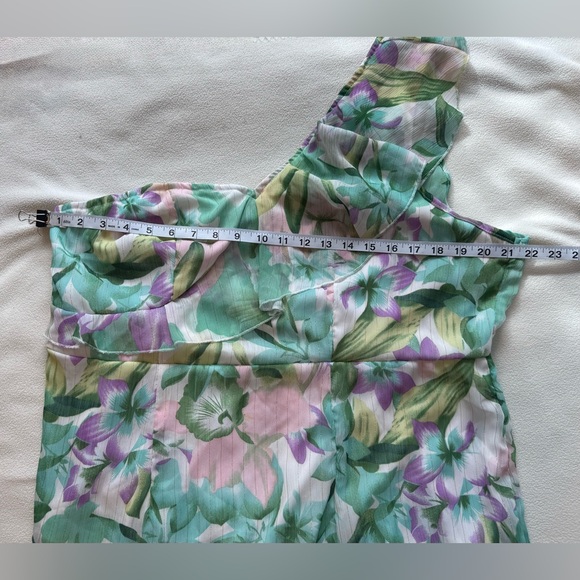 Floral One-Shoulder Dress 2/3X - Picture 11 of 14